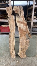 Coppia di tavole di legno di