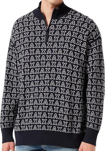 Maglione mezza zip - mezza, armani