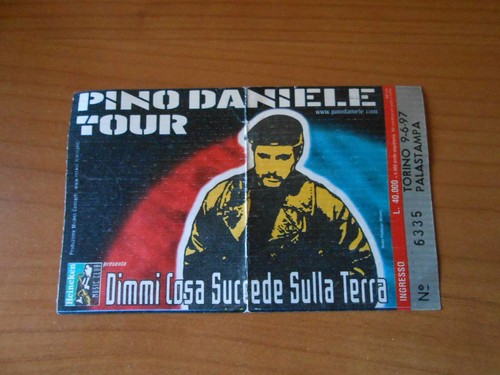 Biglietto concerto pino - biglietto,