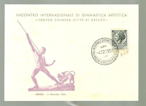 1954 incontro ginnastica - incontro,