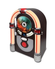 CD Jukebox con Bluetooth, Mini Altoparlante Juke Box Digitale da Tavolo Retro Loo