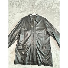 Bruno Magli Giacca Nera Pelle