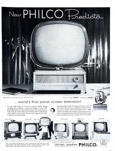 1958 philco predicta set - predicta, tv