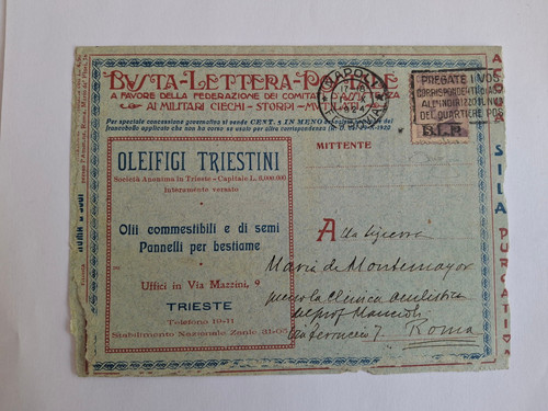 Regno 1924 cent - blp, su