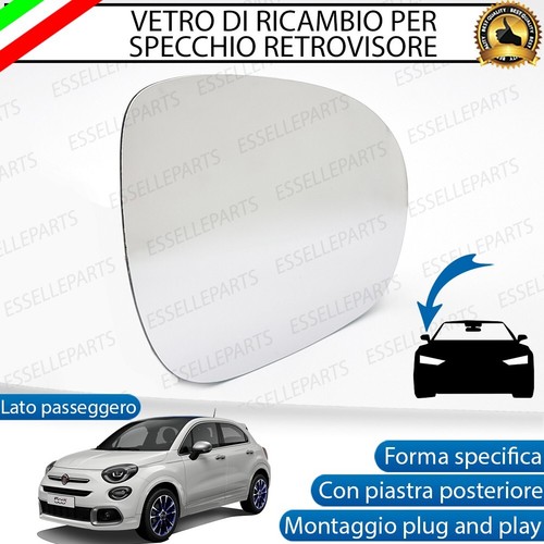 Specchietto fiat 500x vetro - fiat,