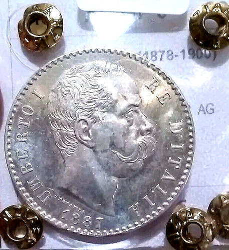 Lire 1887 fdcuncirculated - lire,