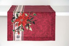 RUNNER NATALIZIO ROSSO COTONE 100% 45X150 CM