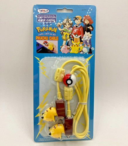 Pokemon pikachu link cable - link,