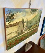 Quadro dipinto su tela scorcio