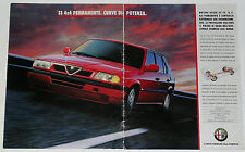 Advert Pubblicità 1992 ALFA ROMEO 33 PERMANENT 4