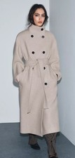 Zara OVERSIZE HIGH-NECK COAT