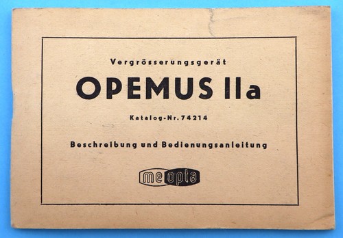 Ingranditore meopta opemus iia - ingranditore,