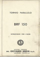 Breda BRF 150 tornio Manuale uso e manutenzione PDF