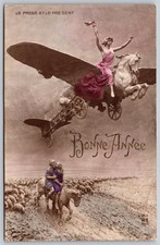 1913 Cartolina Allegorica