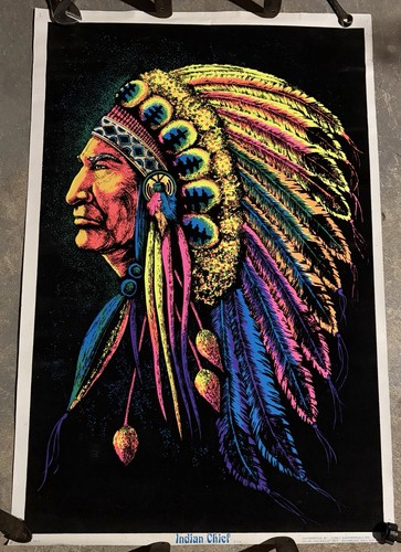 Poster vintage 1972 indian - vintage,