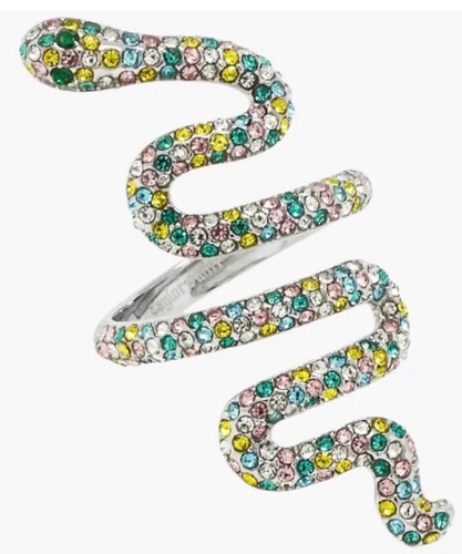 Anello serpente multicolore - serpente,