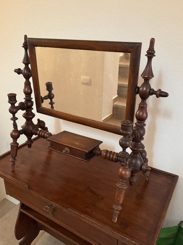 Specchiera antica legno con - antica,