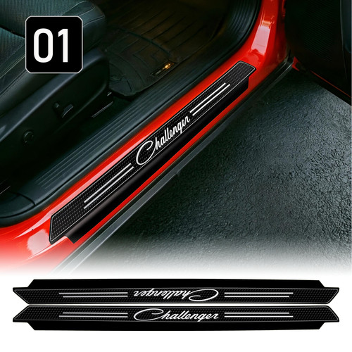 Door sill protection - door, decal