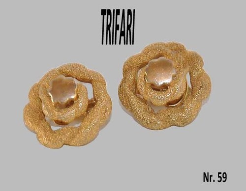 Trifari coppia orecchini - trifari,,