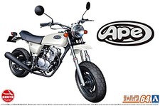 Aoshima 1/12 The Bike Series n.64 Honda AC16 Ape 2006 modello in plastica
