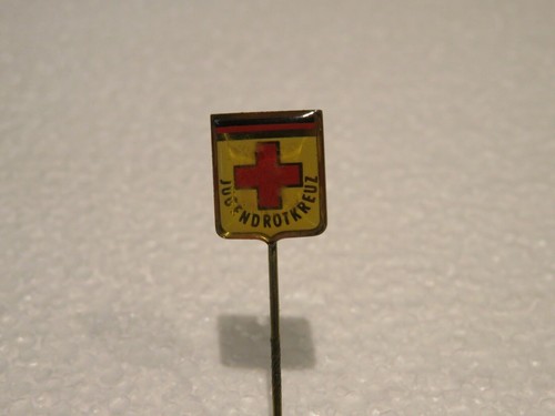 Spilla distintivo croce - spilla, rossa