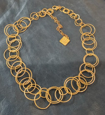 collana  girocollo dorata