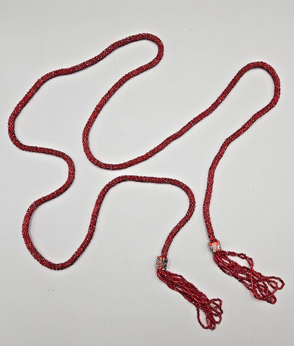 Collana nappa art decò semi - art,