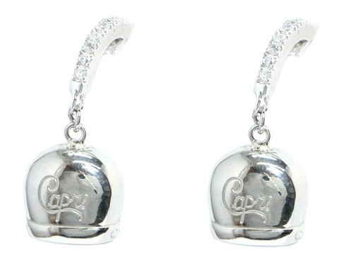 Orecchini capri medio argento - orecchini,