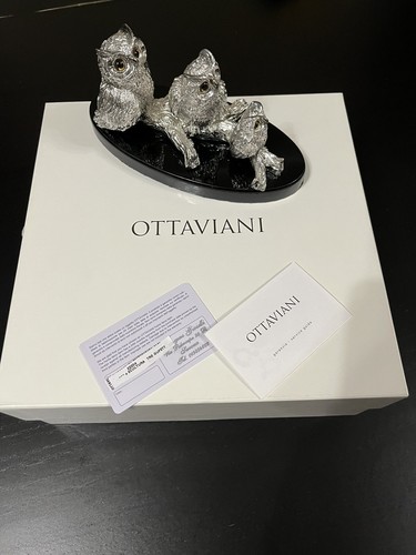 Ottaviani scultura tre - tre, gufetti