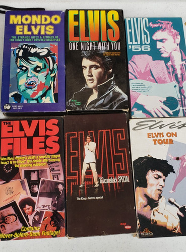 Lot elvis presley vhs - presley,
