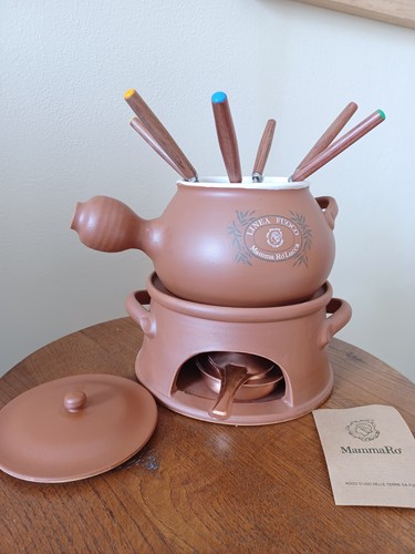 Set per fonduta terracotta - per,