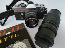 fotocamera Petri TTL + zoom ARSAT M 80-200mm