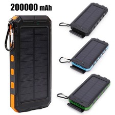 Banca di Energia Solare Portatile Grande Capacità USB-A USB-C Ricarica Rapida 20000mAh