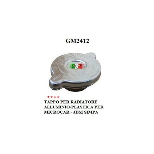 Tappo radiatore alluminio - tappo,