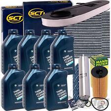 KIT TAGLIANDO + OLIO ORIGINALE BMW 5W30 LLL 04 adatto per BMW Serie 5 F10 F11