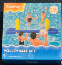 Bestway Pallavolo Gonfiabile Rete Piscina e Palla Gioco Acqua Bambini Adulti