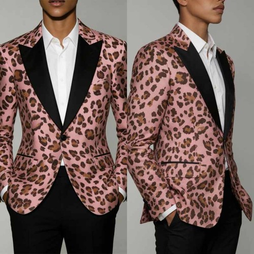 Tuta uomo stampa leopardata