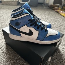 Air Jordan 1 Mid SE Signal blu