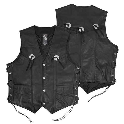 Gilet pelle moto - gilet,
