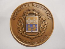 medaglia wine vino chianti Ruffino centenario 1977