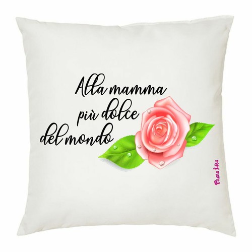 Cuscino 40x40 scritta alla - cuscino,