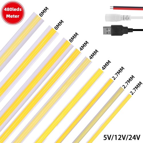 Striscia led cob - striscia, ww/nw/cw