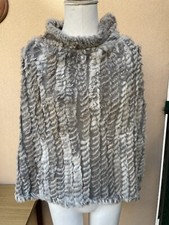 Poncho mantella vera pelliccia - vera,