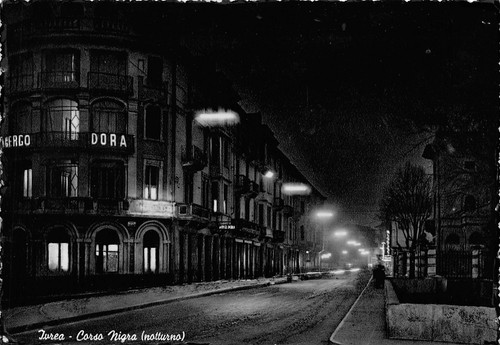 Cartolina ivrea corso - ivrea,