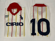Maglia Bianco Giallo Rossa NAPOLI CIRIO CRISCIMANNI N°10 1982/83 Vintage Calcio
