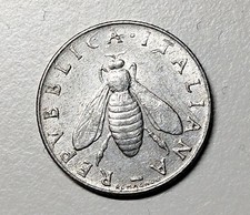 2 Lire Italia 1954 in lega di