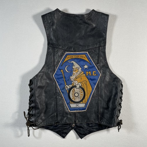 Giubbotto pelle moto vintage