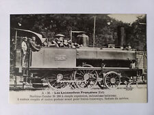 Vecchia cartolina francese PC locomotiva Francia Est macchina tender n. 280