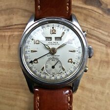 Orologio da uomo vintage Olma Triple Calendar Automatic Bumper