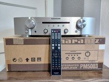 Amplificatore Marantz PM 5003 + telecomando. +Istruzioni -Pulito/Testato -Condizioni Nuove!